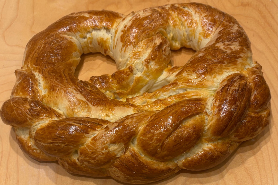 Eine Neujahrsbrezel
